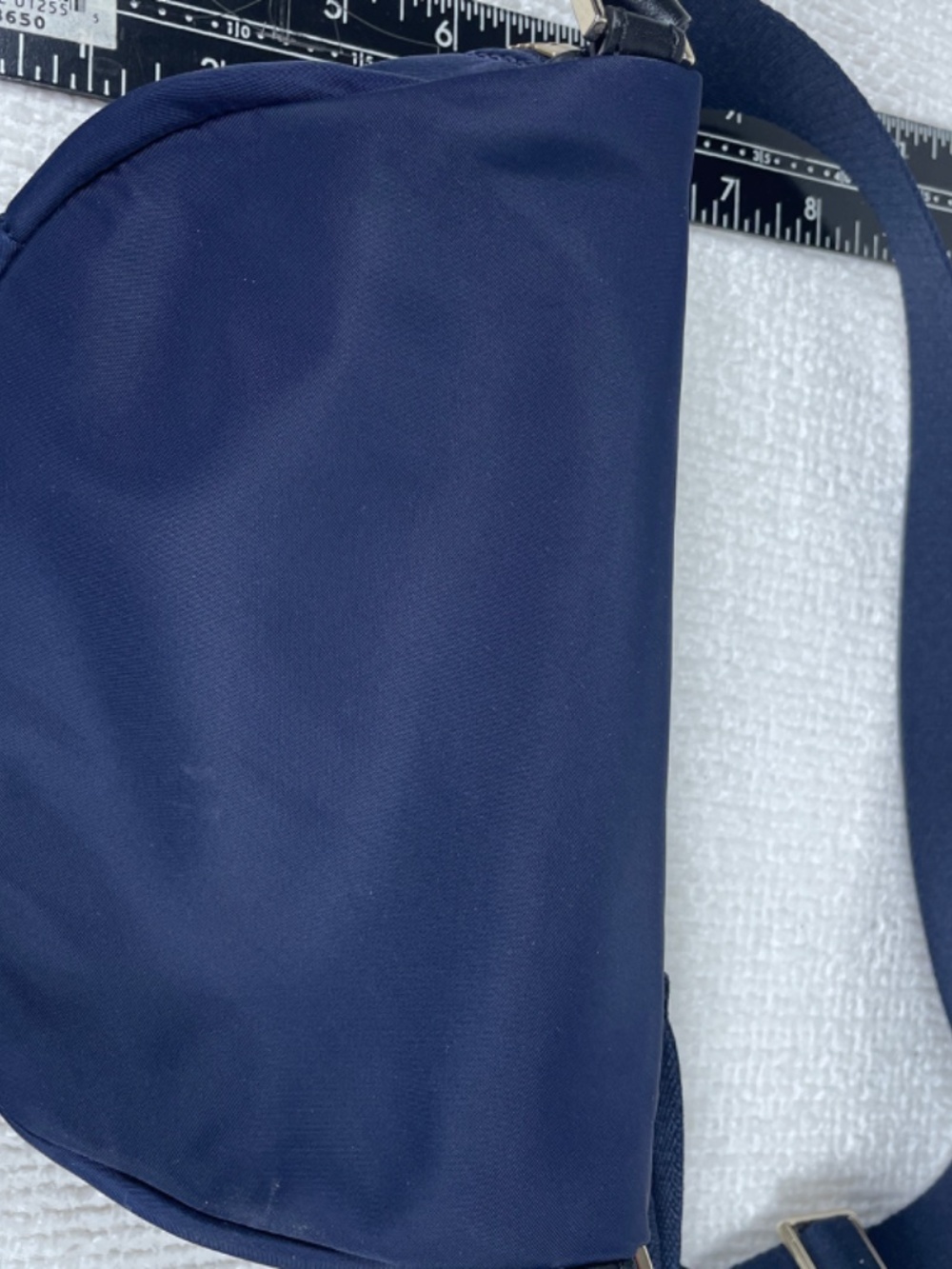kate spade NY “Watson Lane-Betty” Rich Navy Nylon Belt Bag - Picture 11 of 13
